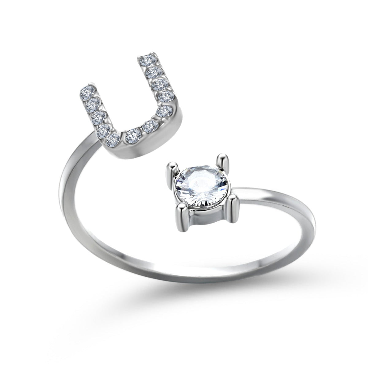 Initial Letter Ring - Adjustable A to Z