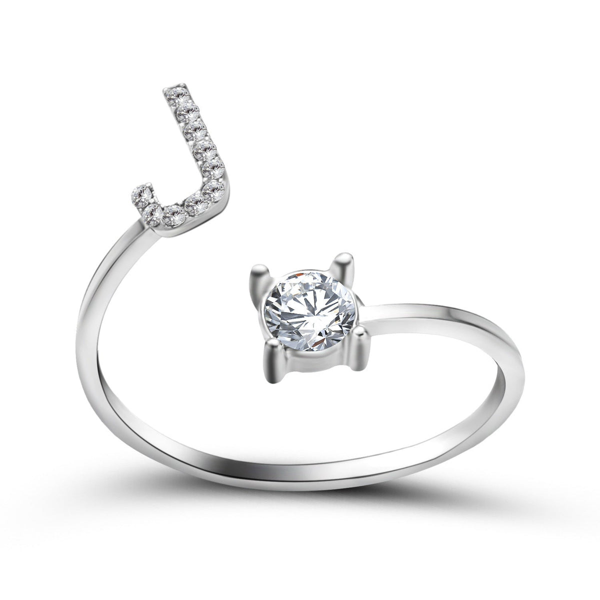 Initial Letter Ring - Adjustable A to Z