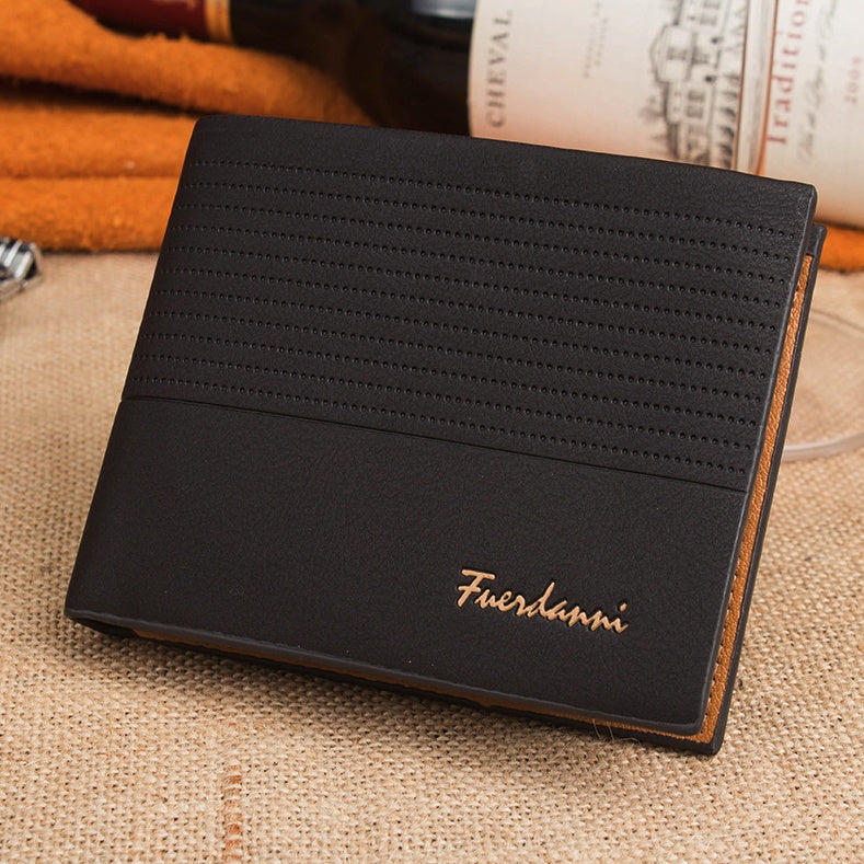 Men's Slim Bifold Leather Wallet