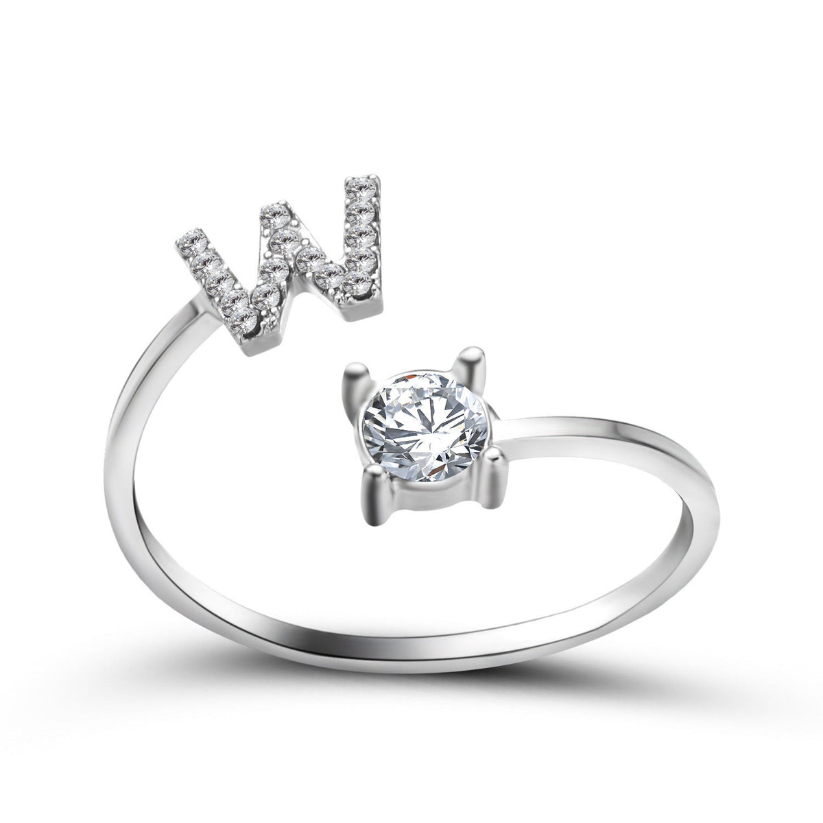 Initial Letter Ring - Adjustable A to Z