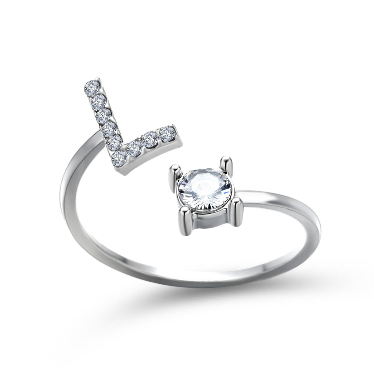 Initial Letter Ring - Adjustable A to Z