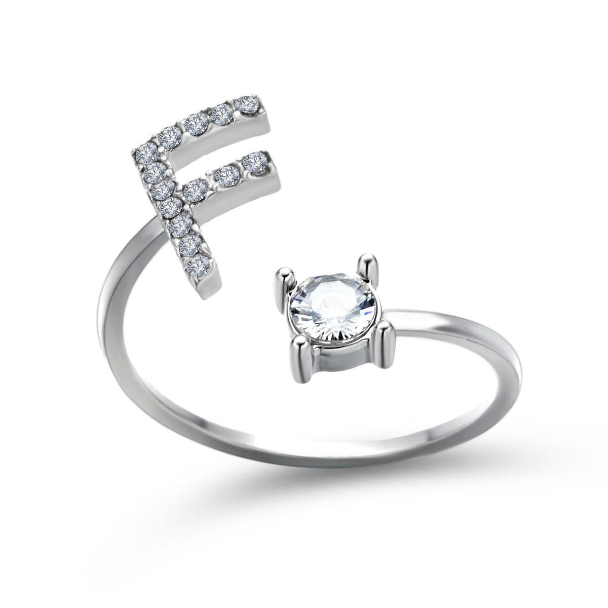 Initial Letter Ring - Adjustable A to Z