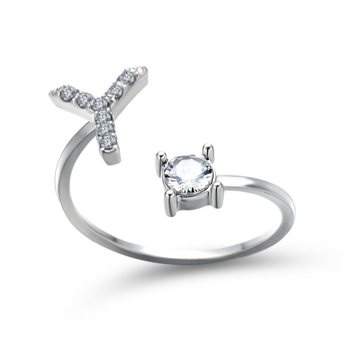 Initial Letter Ring - Adjustable A to Z
