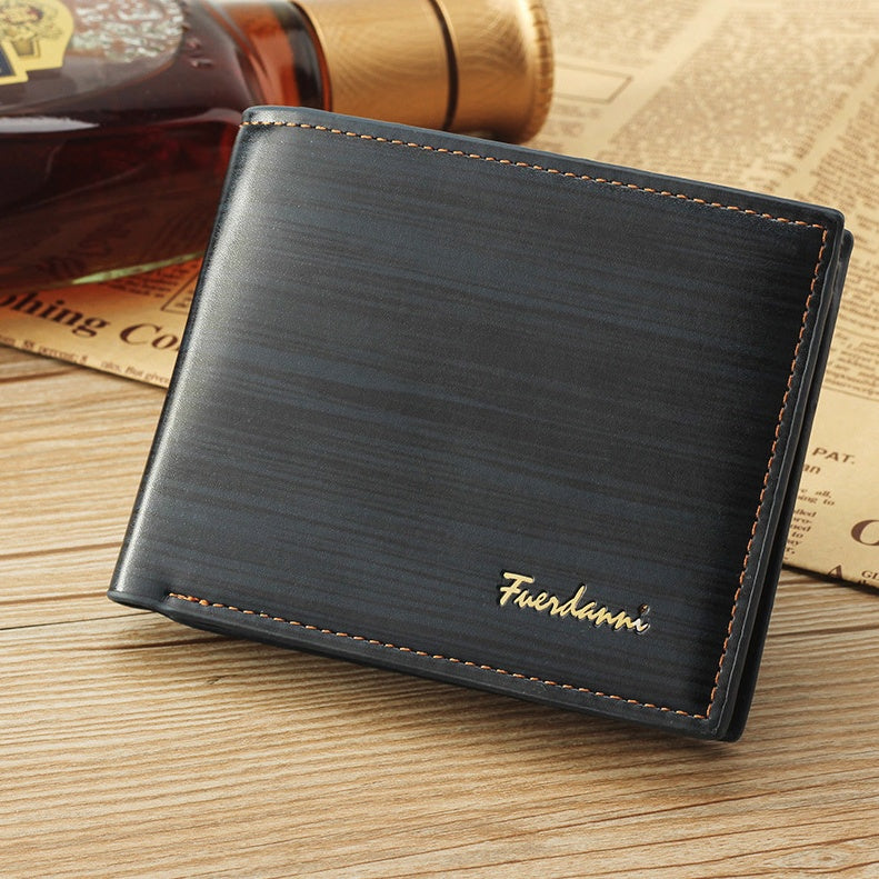 Men's Slim Bifold Leather Wallet