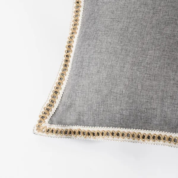 Vintage Linen Throw Pillow Covers - Set of 2