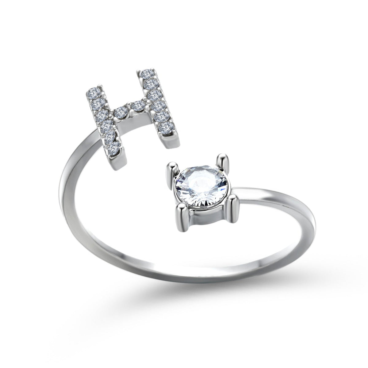 Initial Letter Ring - Adjustable A to Z