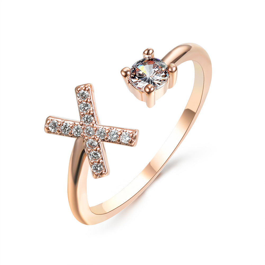 Initial Letter Ring - Adjustable A to Z
