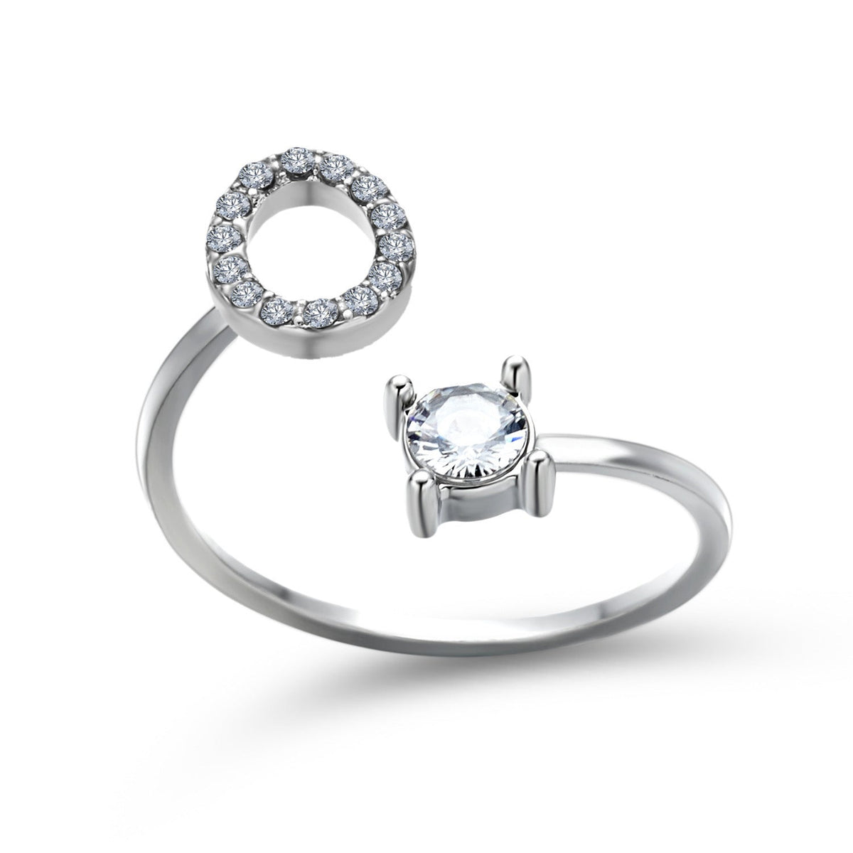 Initial Letter Ring - Adjustable A to Z