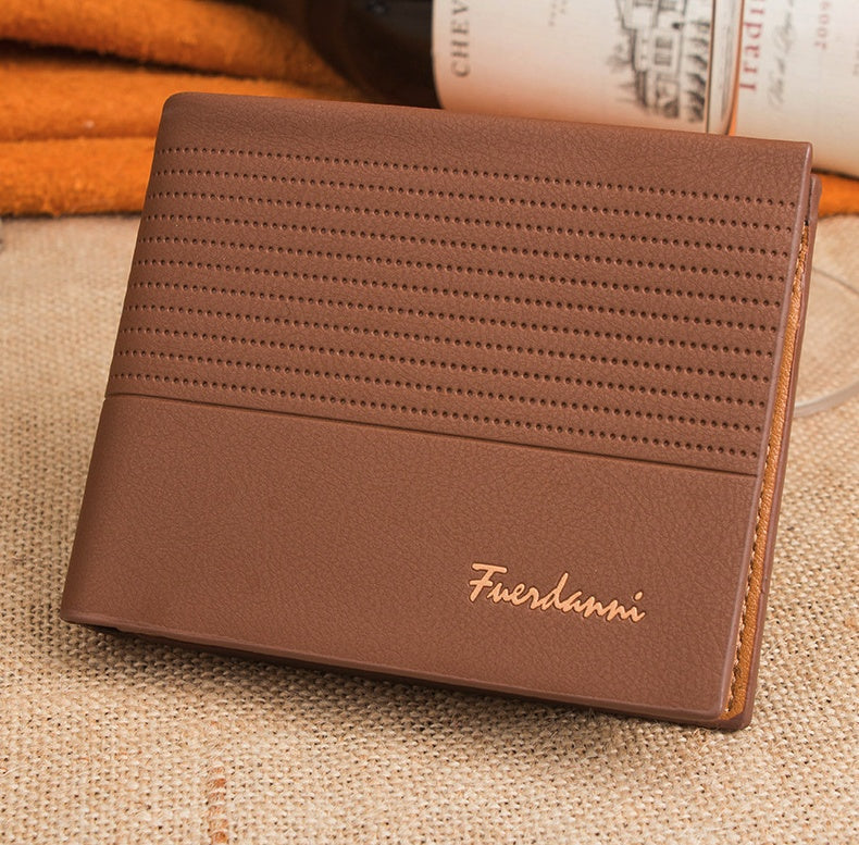 Men's Slim Bifold Leather Wallet